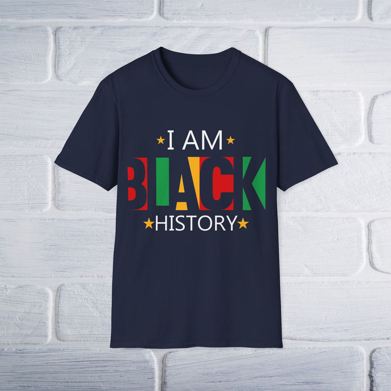 Black History Unisex T-Shirt - I Am BLACK History