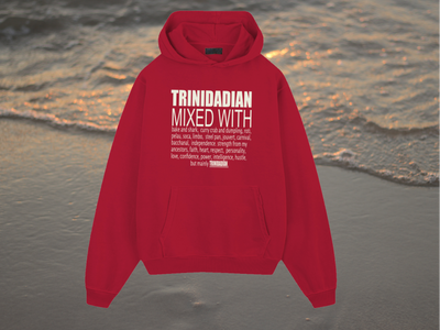 Trini Mixed With  Hoddie Unisex   Trinidad Gifts for Men and Women, Trinidadian Hoddie