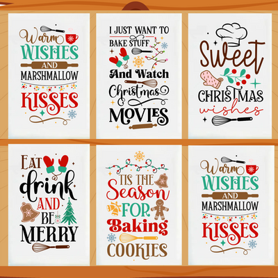 Christmas Kitchen Towels  Sublimation Gang Sheets