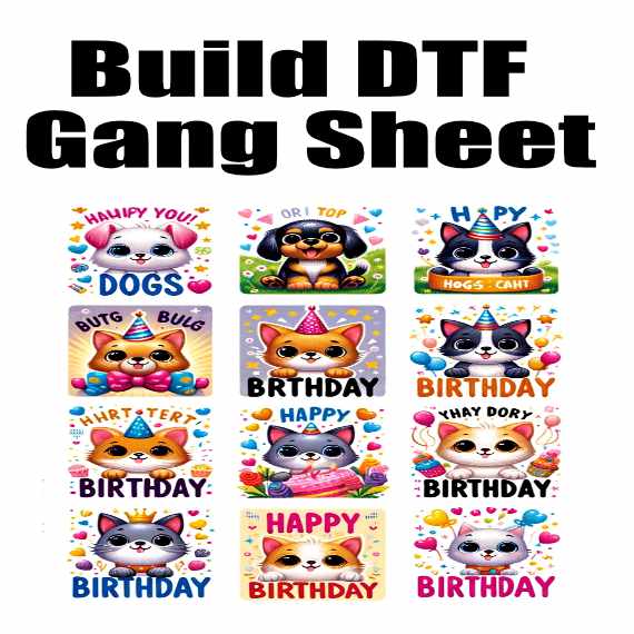 DTF Gang Sheet -Auto Builder