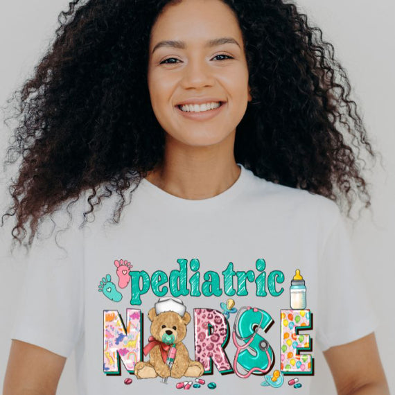 Whimsical Pediatric Nurse Appreciation T-Shirt