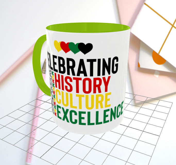 Celebrating Black History Excellence Mugs