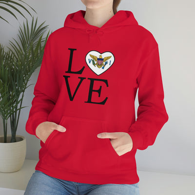 Heart of the USVI Flag Hoodie