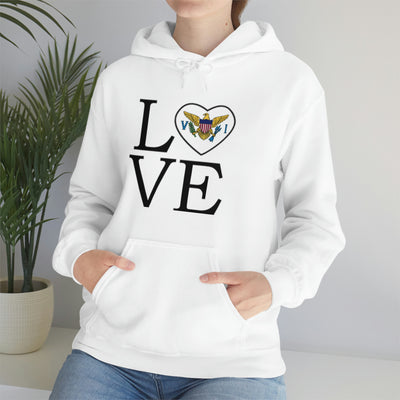 Heart of the USVI Flag Hoodie