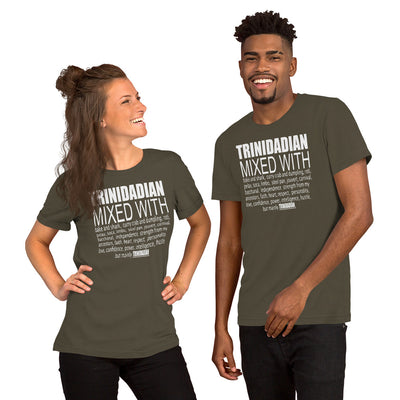 Trinidadian Mixed with curry crab and  and steel pan Tee - GULLYDESIGN